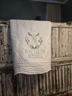 Custom crib quilt