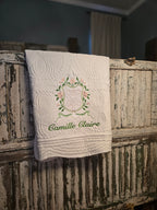 Custom crib quilt